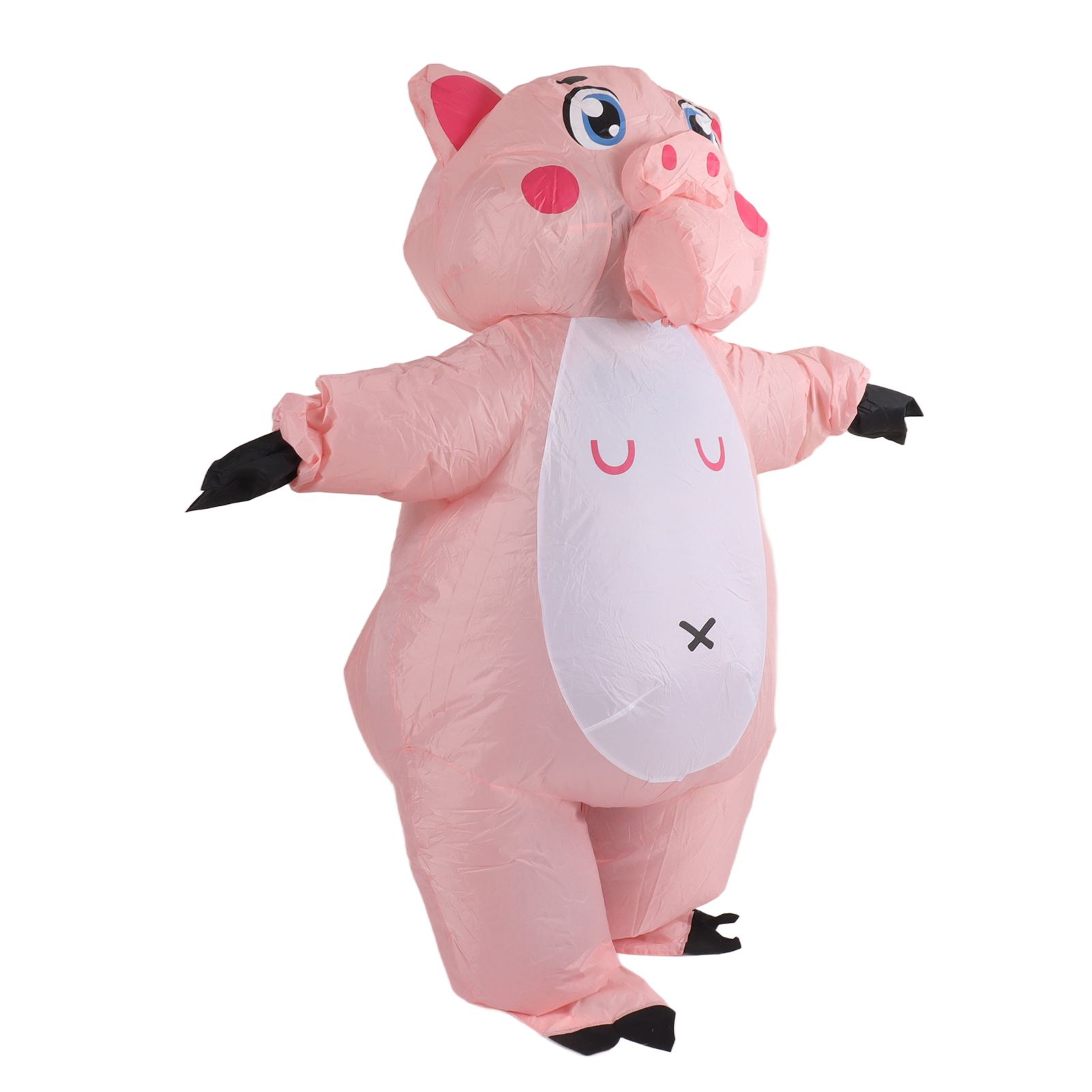 Inflatable Costume Pink Pig Blow Up Halloween Cosplay Dress Jumpsuit Costume For Adults - Image 4