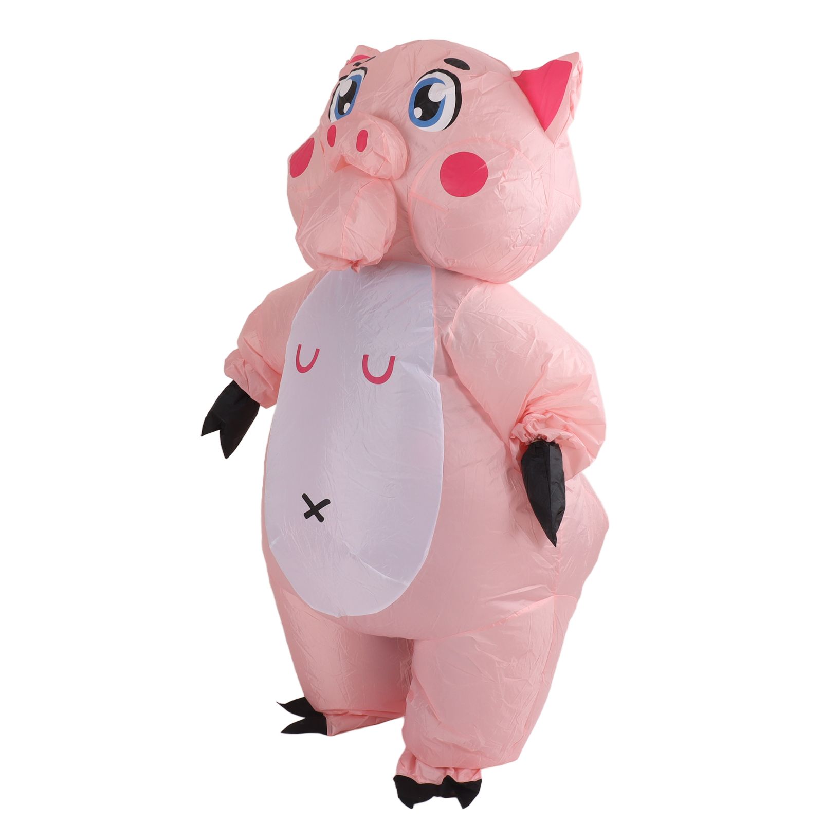 Inflatable Costume Pink Pig Blow Up Halloween Cosplay Dress Jumpsuit Costume For Adults - Image 5