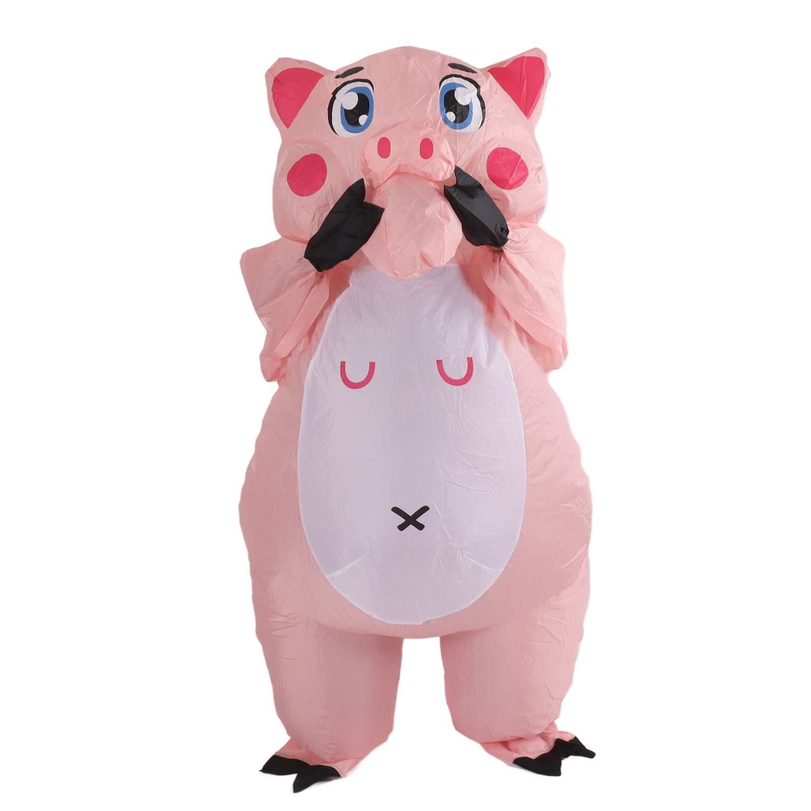 Inflatable Costume Pink Pig Blow Up Halloween Cosplay Dress Jumpsuit Costume For Adults - Image 8