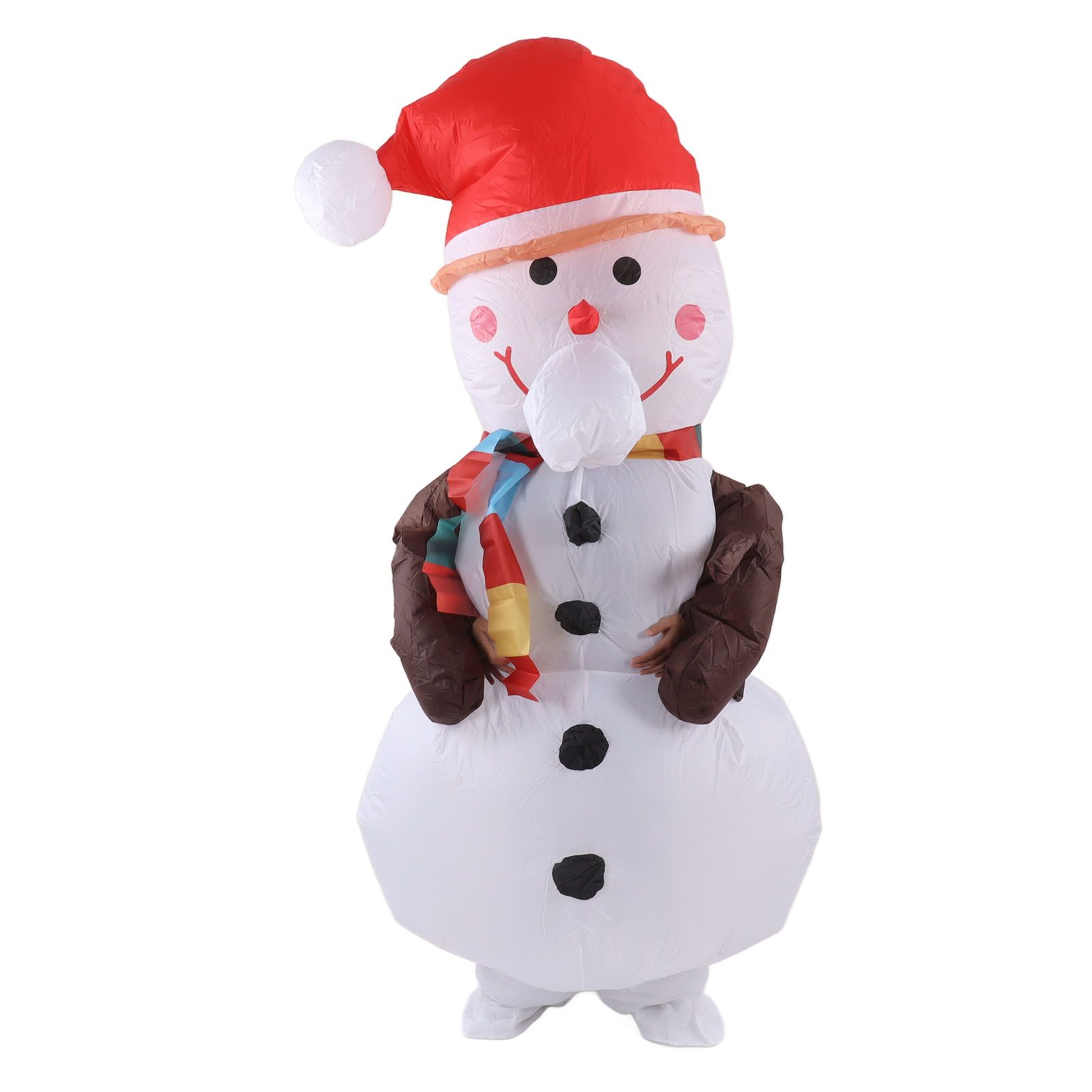 Inflatable Christmas Costume Funny Blow Up Christmas Party Doll Suit for 150‑190cm Adult Cosplay Tree Branch Snowman - Image 7