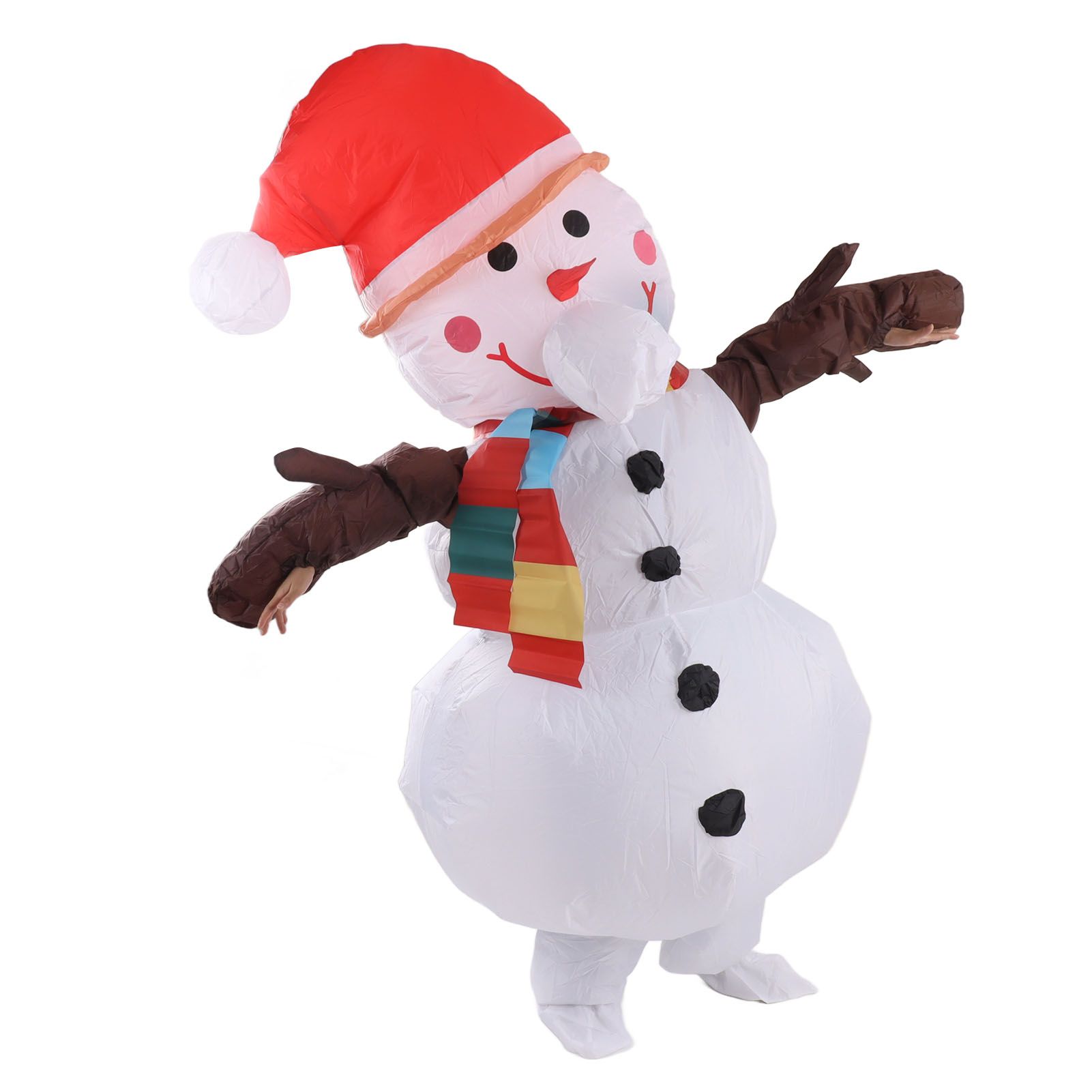 Inflatable Christmas Costume Funny Blow Up Christmas Party Doll Suit for 150‑190cm Adult Cosplay Tree Branch Snowman - Image 8
