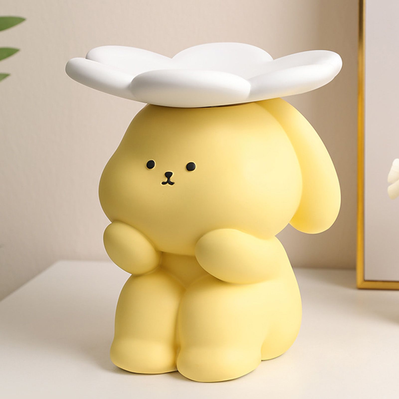 Rabbit Shape Storage Tray Resin Simple Modern Rabbit Decoration for Entryway Desktop - Image 8