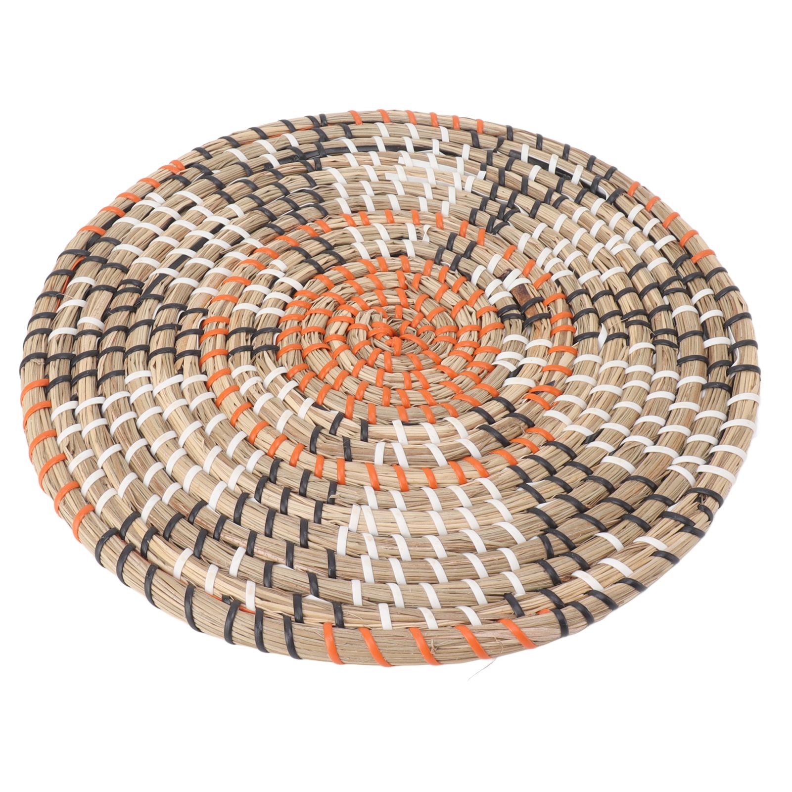 Grass Woven Placemats Nordic Style Innovative Round Placemats for Dining Table Home Decor Wall Decor 30cm/11.8in - Image 6