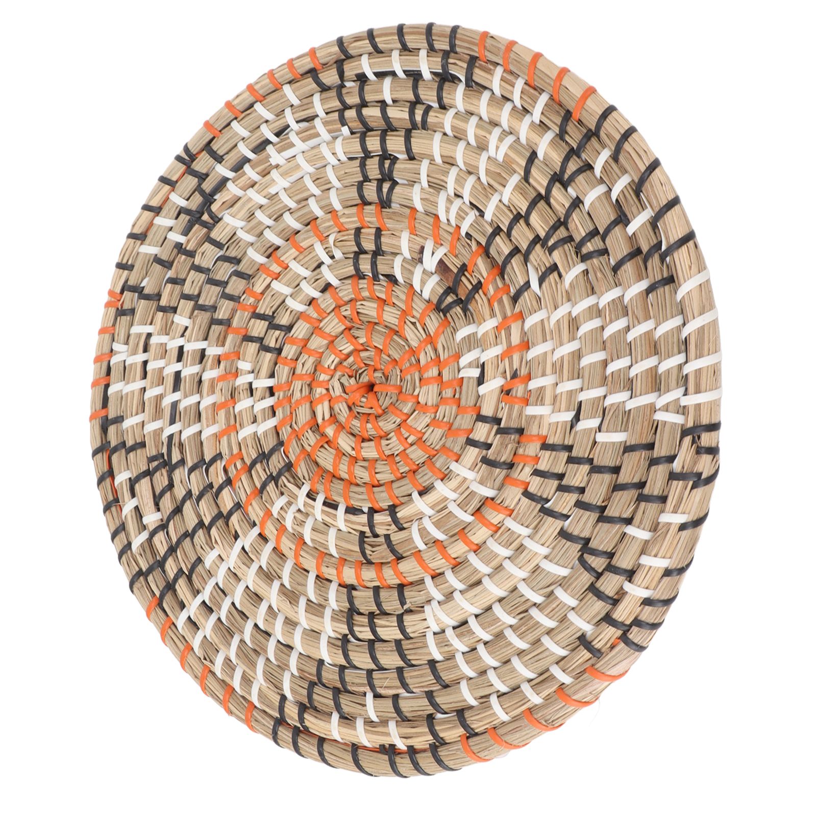 Grass Woven Placemats Nordic Style Innovative Round Placemats for Dining Table Home Decor Wall Decor 30cm/11.8in - Image 7
