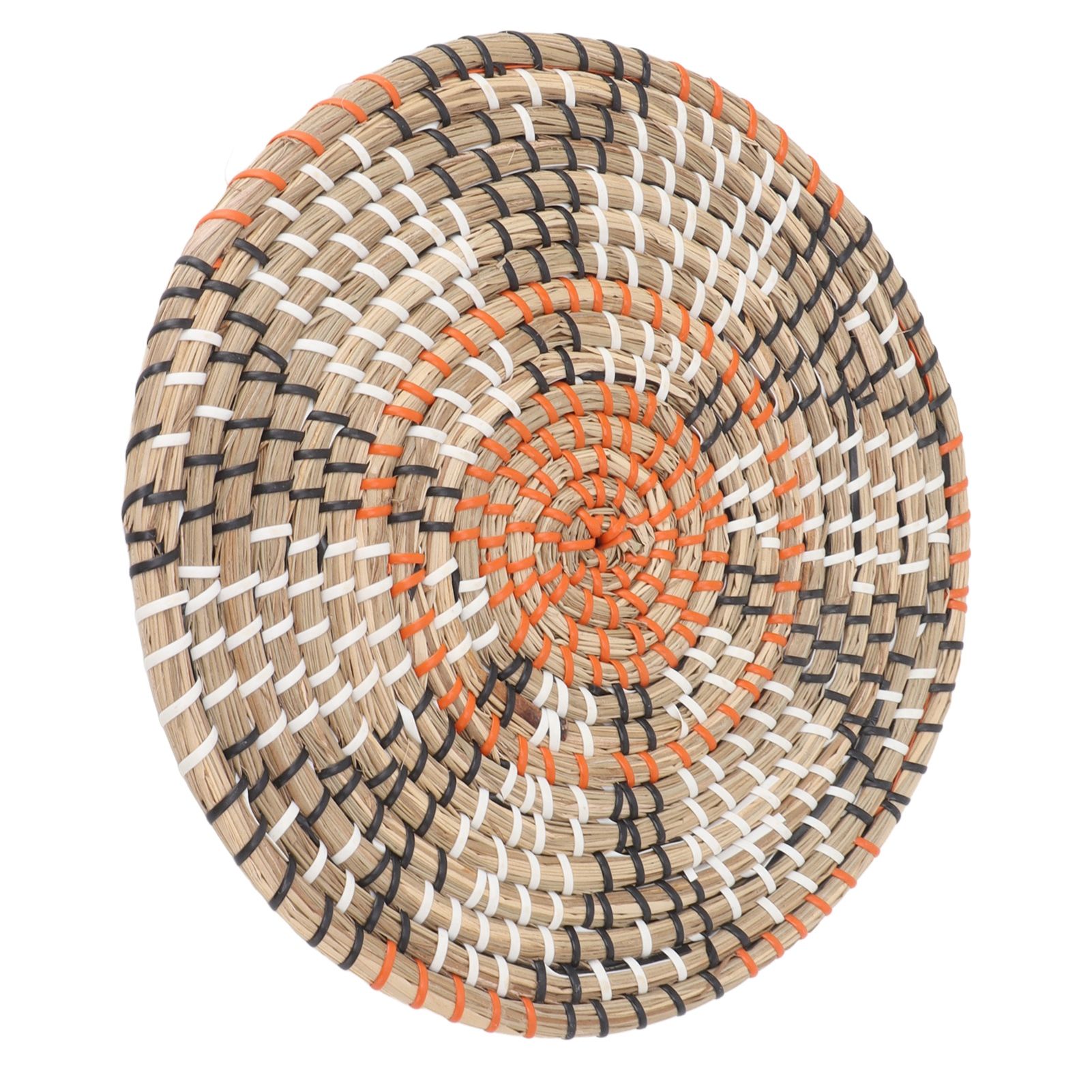 Grass Woven Placemats Nordic Style Innovative Round Placemats for Dining Table Home Decor Wall Decor 30cm/11.8in - Image 8