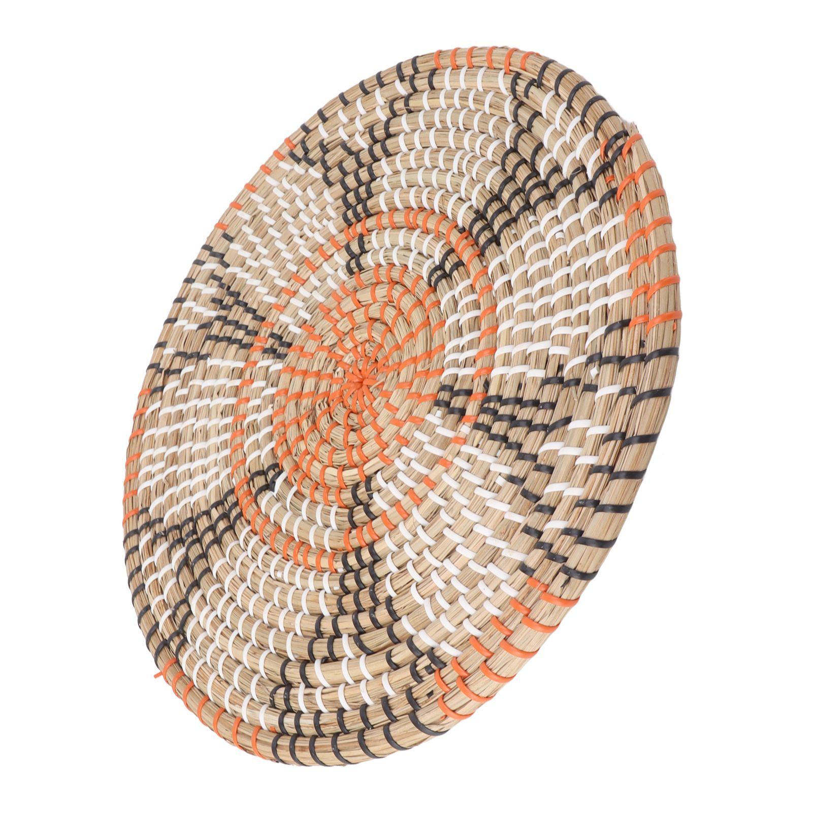 Grass Woven Placemats Nordic Style Innovative Round Placemats for Dining Table Home Decor Wall Decor 34cm/13.4in - Image 8