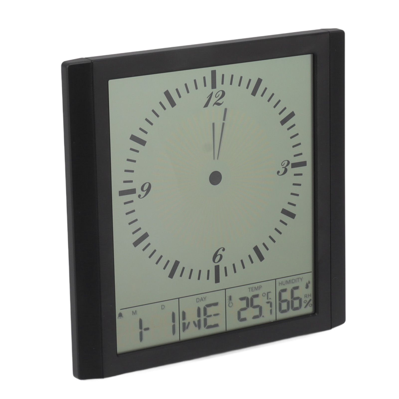 Wall Mounted Digital Display Clock 8.6 In Multifunction Large Digital Wall Clock Thermometer Hygrometer for Bedroom - Image 5