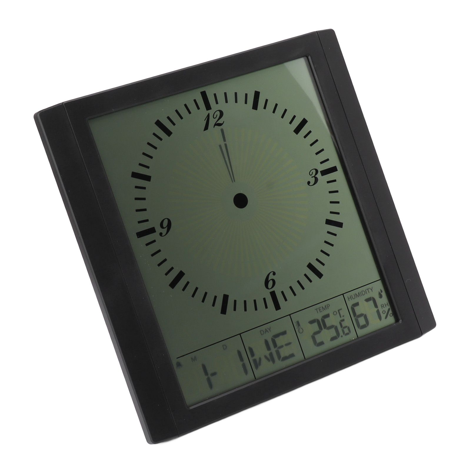 Wall Mounted Digital Display Clock 8.6 In Multifunction Large Digital Wall Clock Thermometer Hygrometer for Bedroom - Image 8