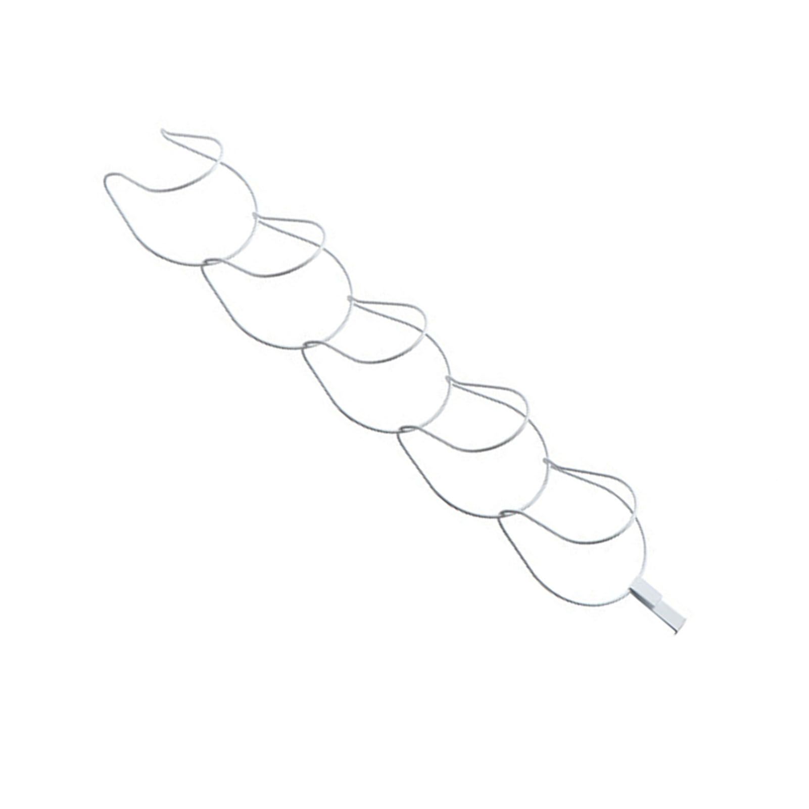 5Pcs Hat Rack Iron Punching Free Multi Layer Multifunctional Space Saving Hat Hanger Holder White - Image 3