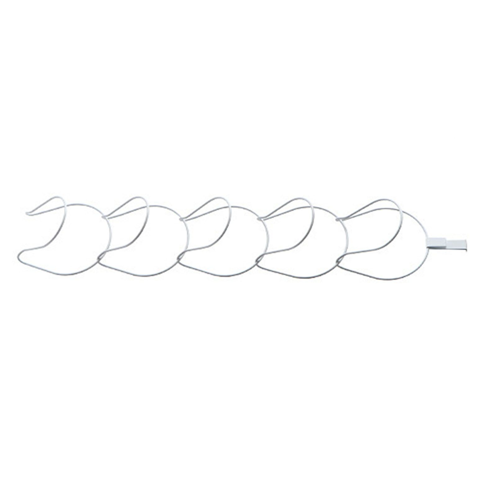 5Pcs Hat Rack Iron Punching Free Multi Layer Multifunctional Space Saving Hat Hanger Holder White - Image 4