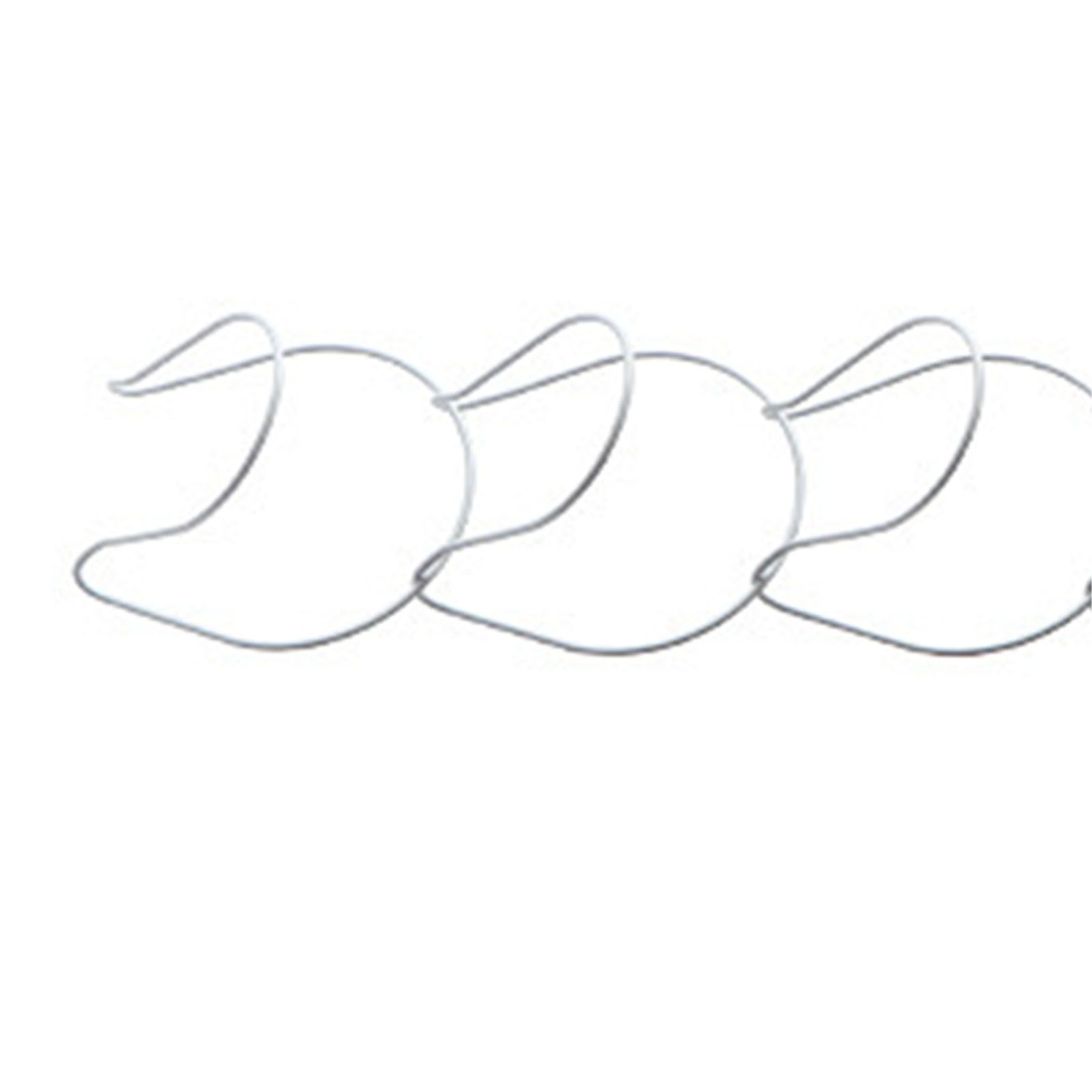 5Pcs Hat Rack Iron Punching Free Multi Layer Multifunctional Space Saving Hat Hanger Holder White - Image 8