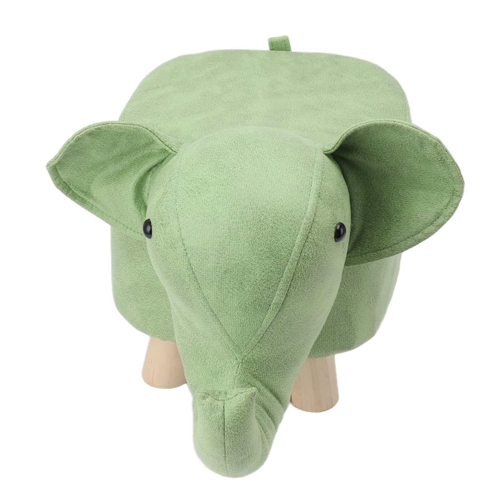 Animal Footstools Elephant Shaped Slip Resistant Silent Comfortable Stable Multi Purpose Cute Stool for Kids Green - Image 6