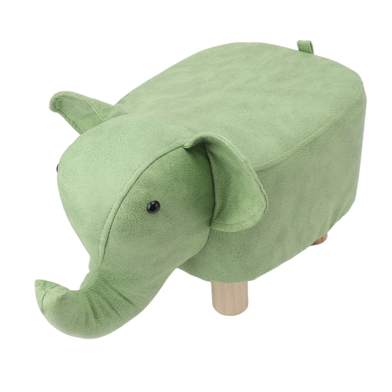 Animal Footstools Elephant Shaped Slip Resistant Silent Comfortable Stable Multi Purpose Cute Stool for Kids Green - Image 7