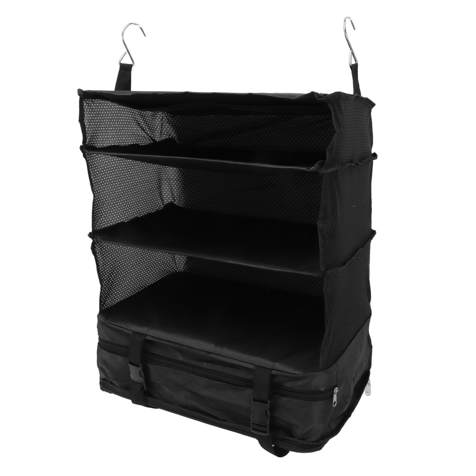Hanging 3 Shelf Travel Shelves Bag Portable Multifunctional Large Capacity Hanging Packing Cubes Storage Bag - Image 2
