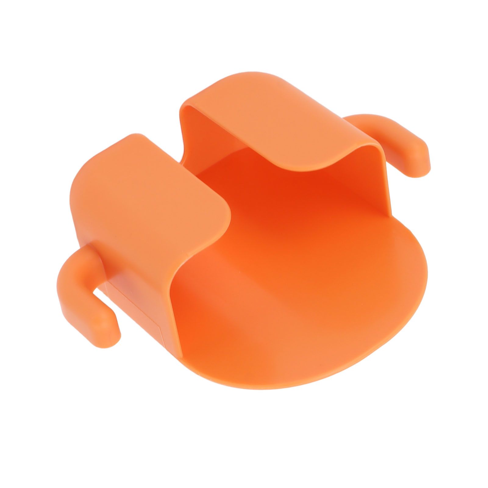 Self Adhesive Wall Mount Cell Phone Holder Wall Mount Phone Charging Holder for Home Office Bedroom Orange - Image 8