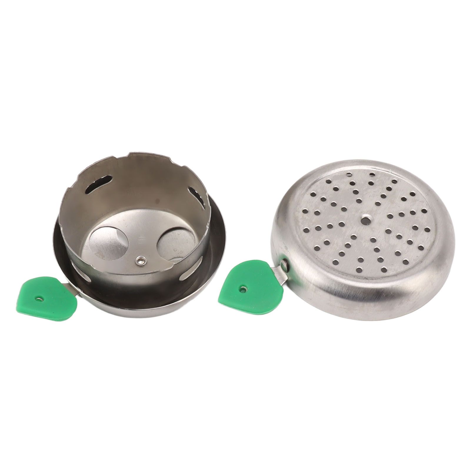 Hookah Charcoal Holder Stainless Steel Multi Holes with Silicone Handle Hookah Accessory for Smoking - Image 1
