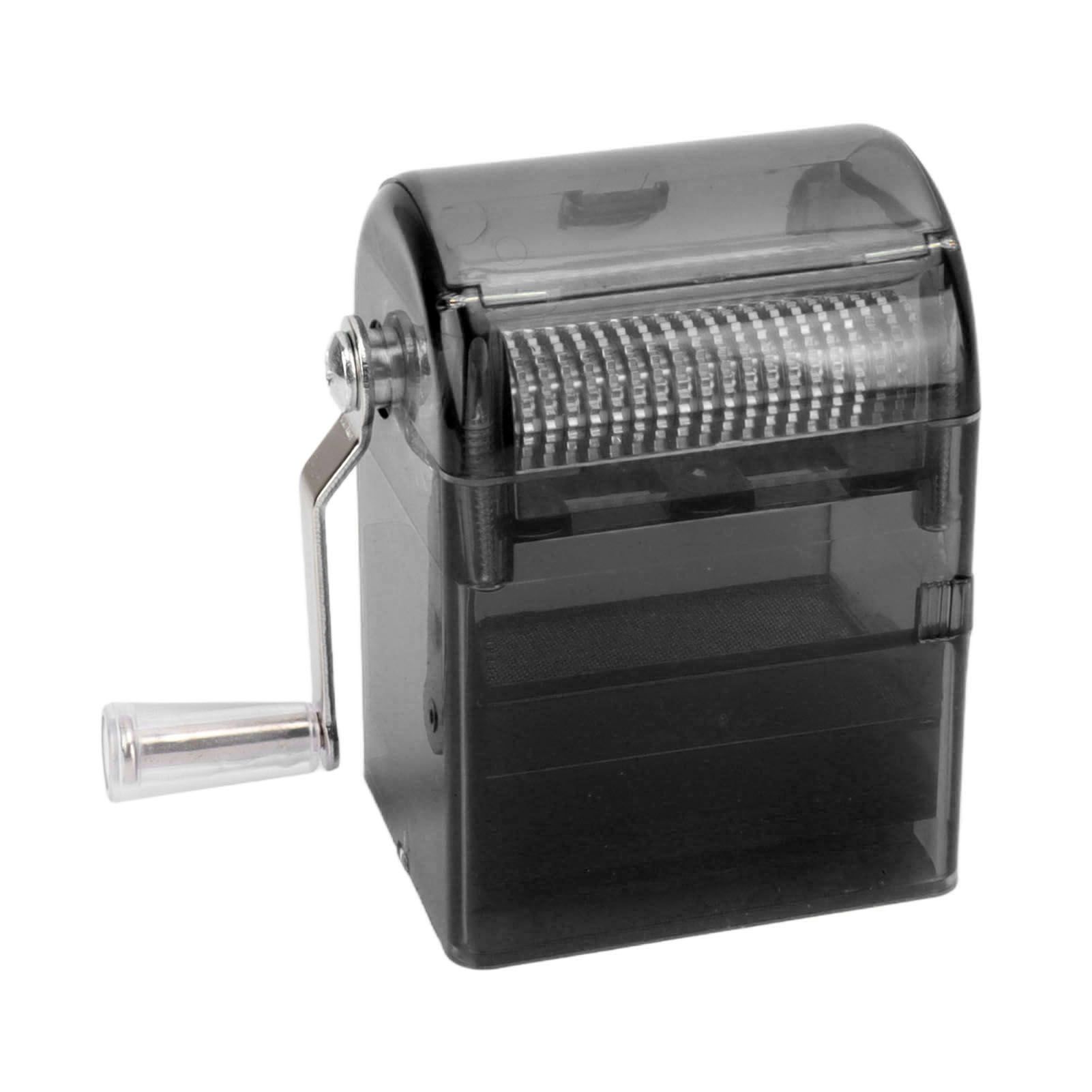 Hand Crank Crusher Tobacco Cutter Portable Smoking Grinder With Tobacco Storage Case Black - Image 5