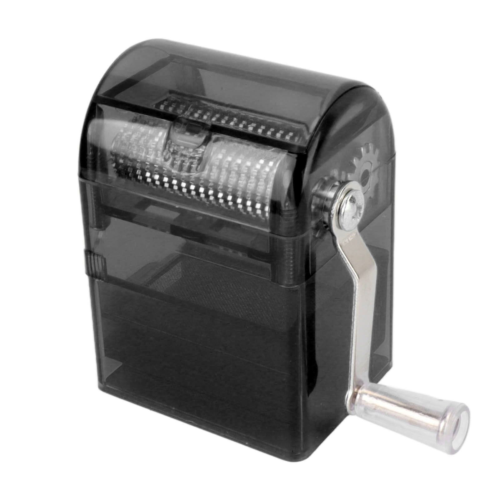 Hand Crank Crusher Tobacco Cutter Portable Smoking Grinder With Tobacco Storage Case Black - Image 7