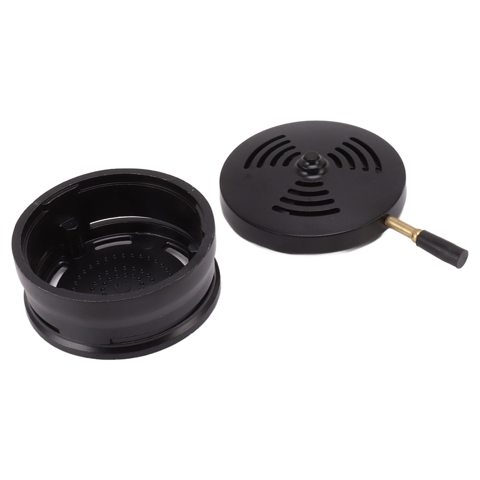 Hookah Charcoal Bowl Holder Universal Easy Replace Charcoal Fast Cleaning Shisha Hookah Heat Management System Black - Image 2