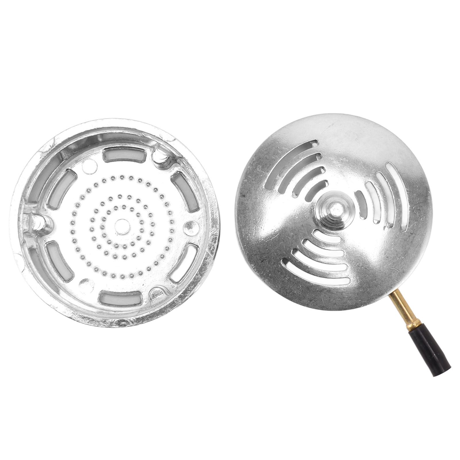 Hookah Charcoal Bowl Holder Universal Easy Replace Charcoal Fast Cleaning Shisha Hookah Heat Management System Silver - Image 1