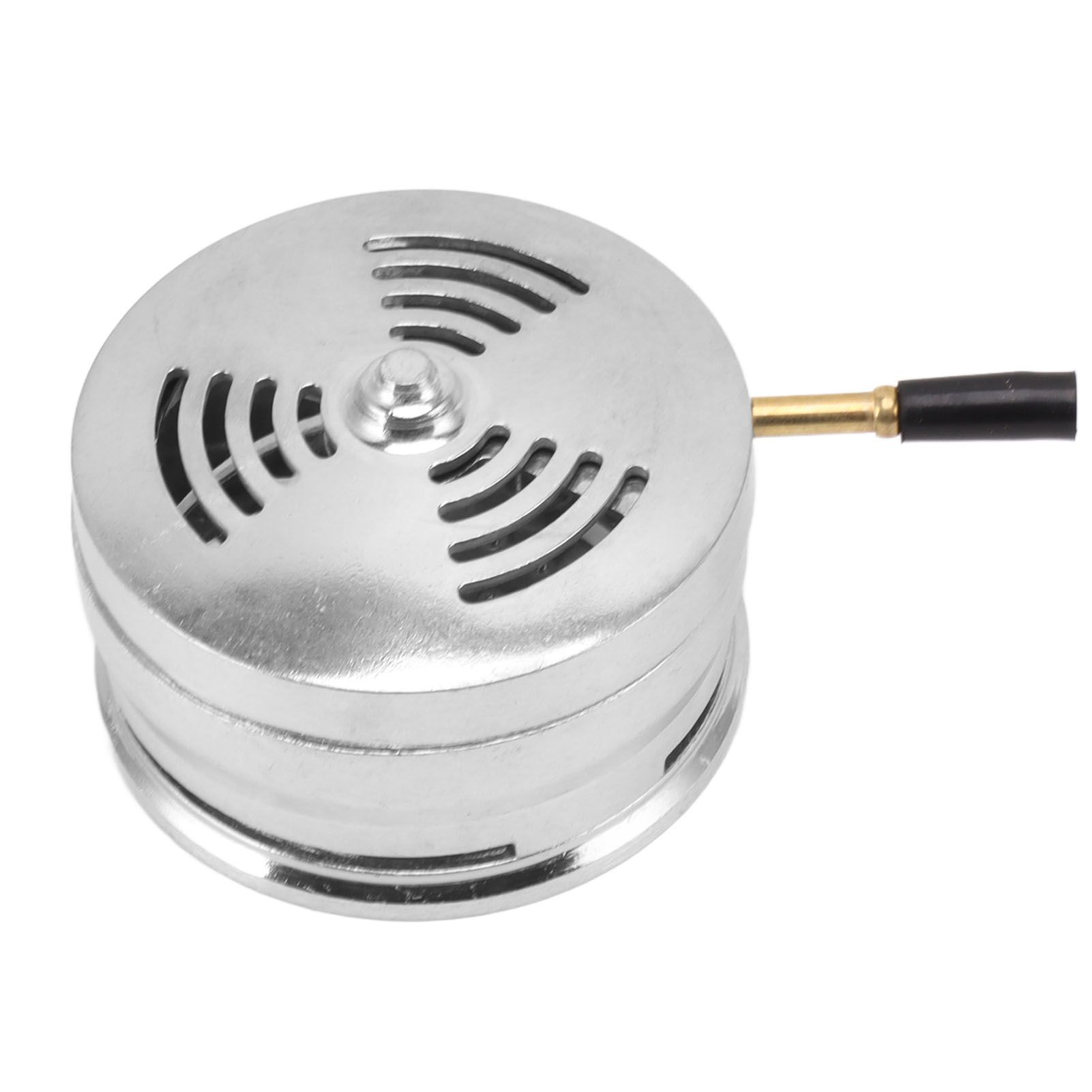 Hookah Charcoal Bowl Holder Universal Easy Replace Charcoal Fast Cleaning Shisha Hookah Heat Management System Silver - Image 3