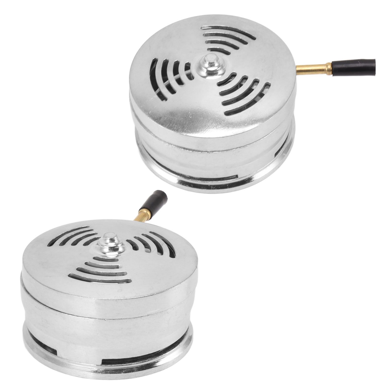 Hookah Charcoal Bowl Holder Universal Easy Replace Charcoal Fast Cleaning Shisha Hookah Heat Management System Silver - Image 8