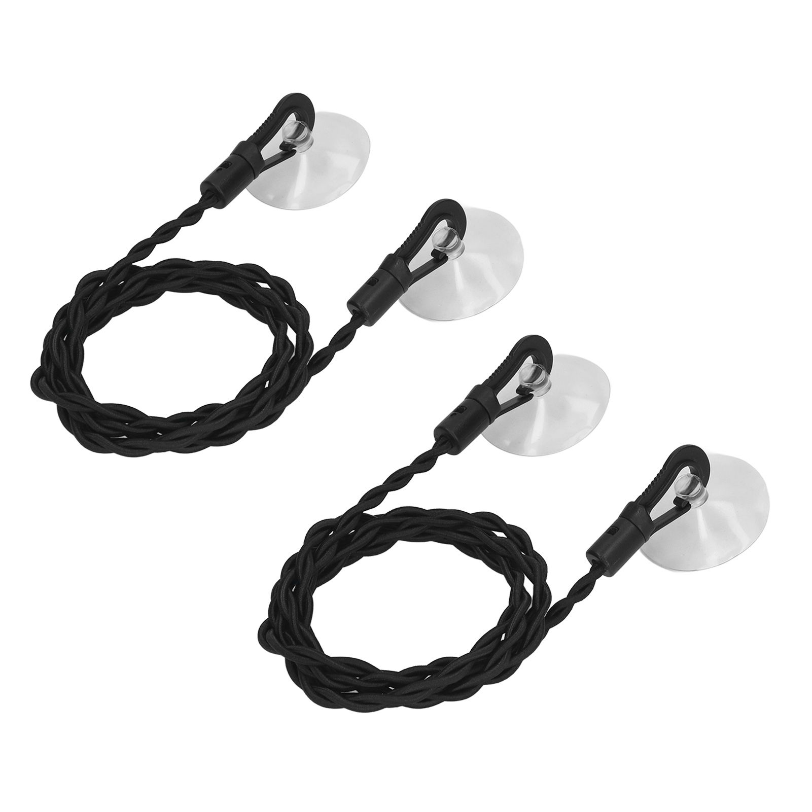 2Pcs Travel Clothesline Portable Retractable Punch Free with Sunction Cups Camping Accessories - Image 2