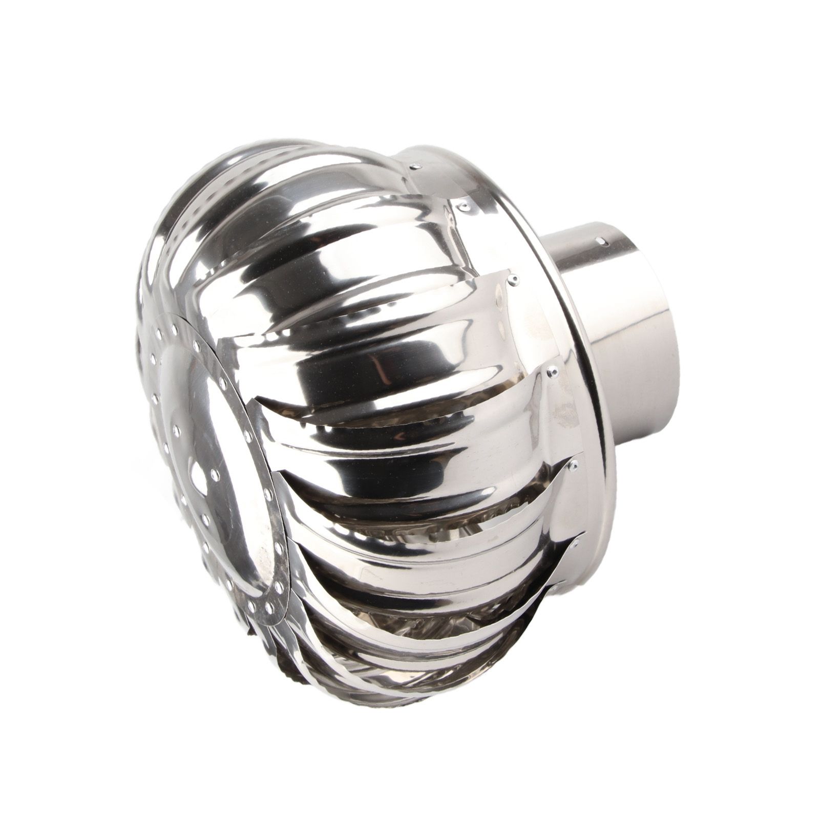 Roof Ventilator Automatic Silent Stainless Steel Pipefit Roof Ventilating Fan Wind Turbines Air Vent Attic Ventilator - Image 2