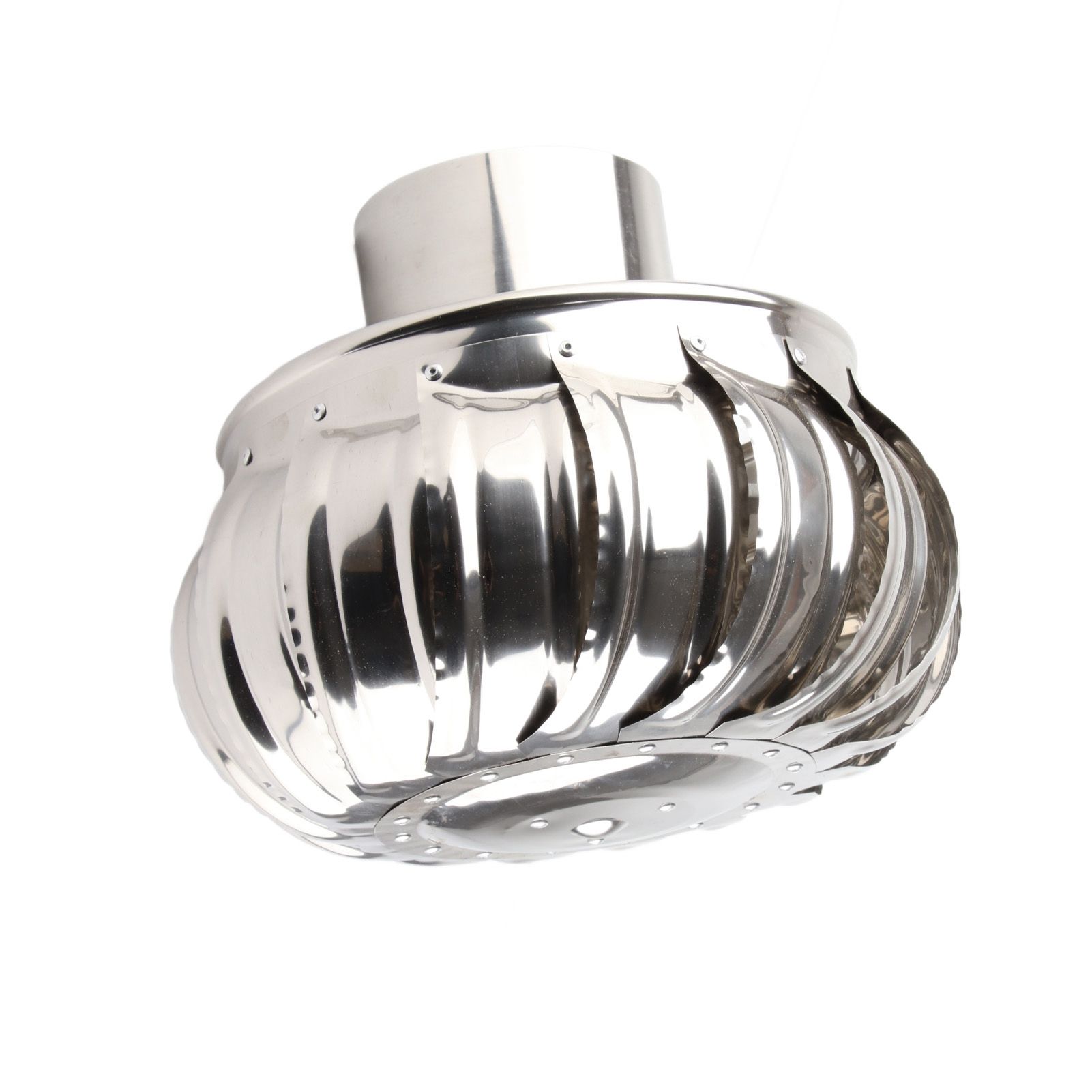 Roof Ventilator Automatic Silent Stainless Steel Pipefit Roof Ventilating Fan Wind Turbines Air Vent Attic Ventilator - Image 3