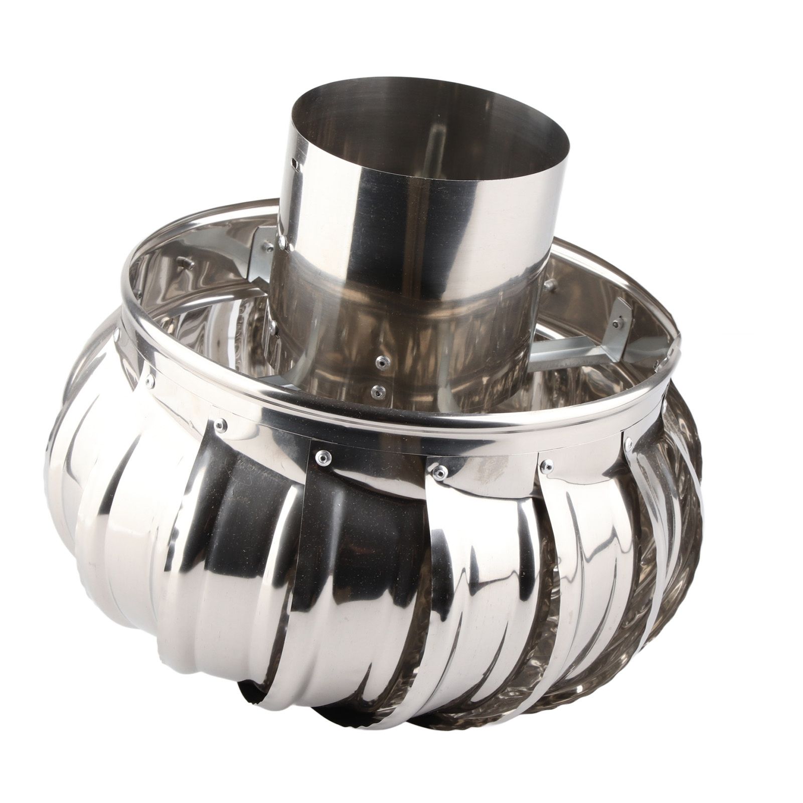 Roof Ventilator Automatic Silent Stainless Steel Pipefit Roof Ventilating Fan Wind Turbines Air Vent Attic Ventilator - Image 5
