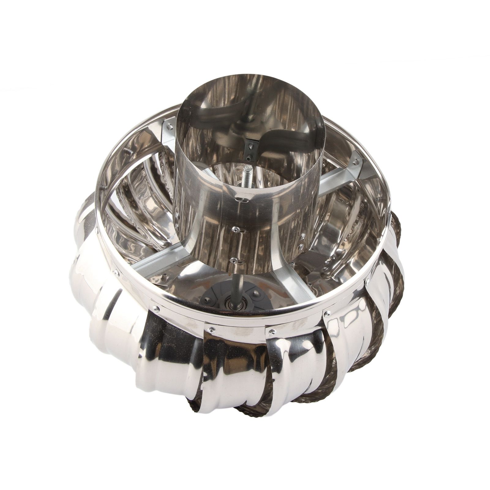 Roof Ventilator Automatic Silent Stainless Steel Pipefit Roof Ventilating Fan Wind Turbines Air Vent Attic Ventilator - Image 6