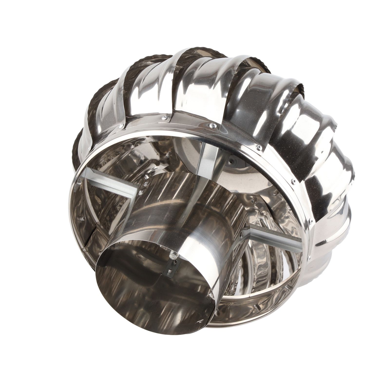 Roof Ventilator Automatic Silent Stainless Steel Pipefit Roof Ventilating Fan Wind Turbines Air Vent Attic Ventilator - Image 7