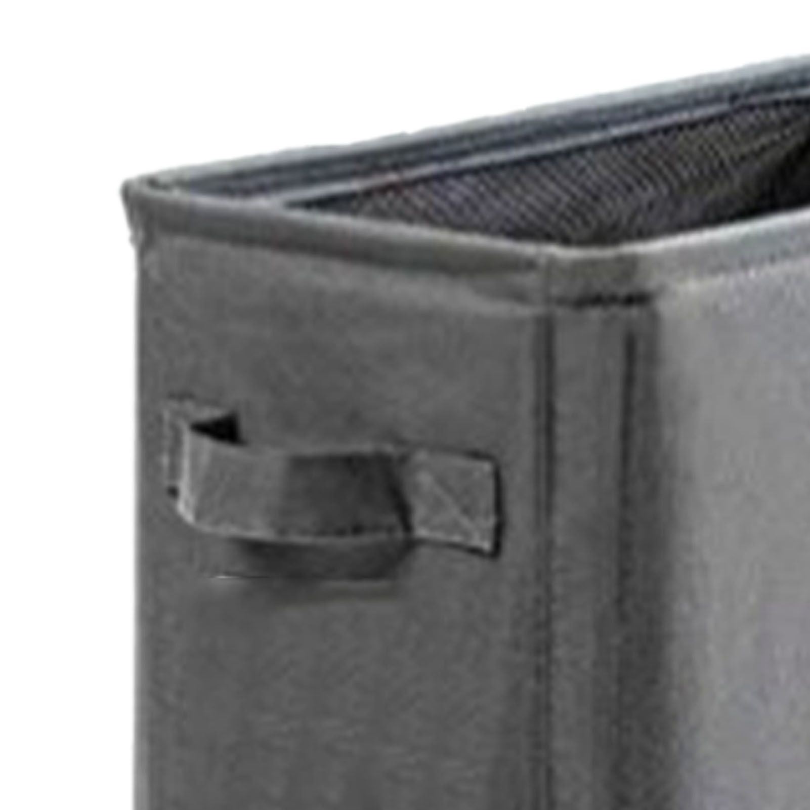 4 Roll Wheels Laundry Basket with Handles Oxford Cloth Storage Bin for Household Sundries Dark Gray - Image 7