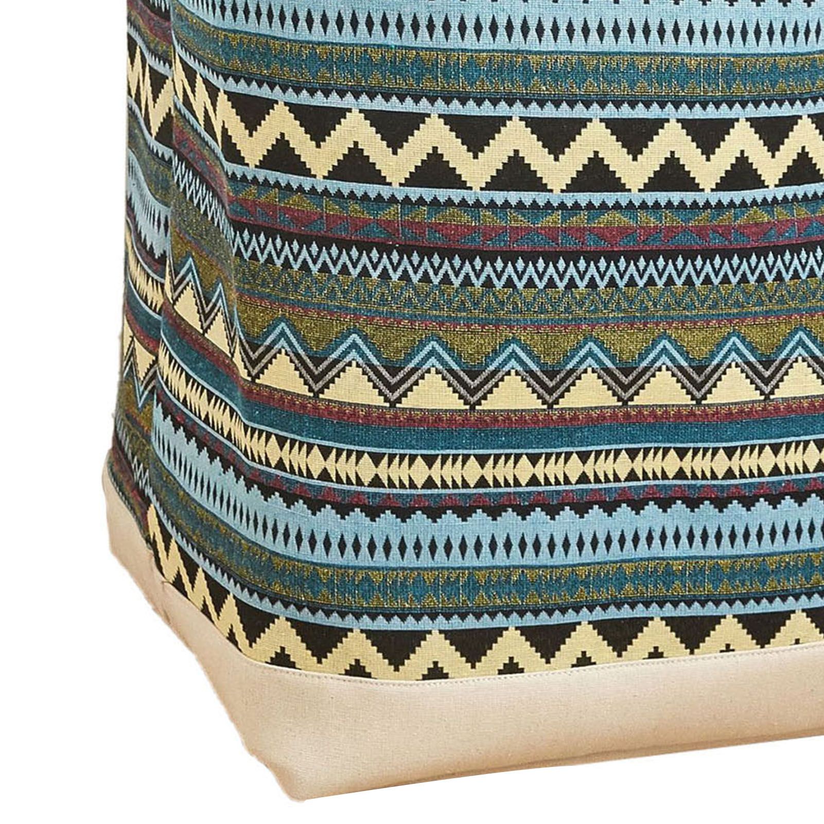 Laundry Basket Grocery Bag Jute Large Capacity Dirty Clothes Storage Basket Bucket for Home Colorful - Image 7