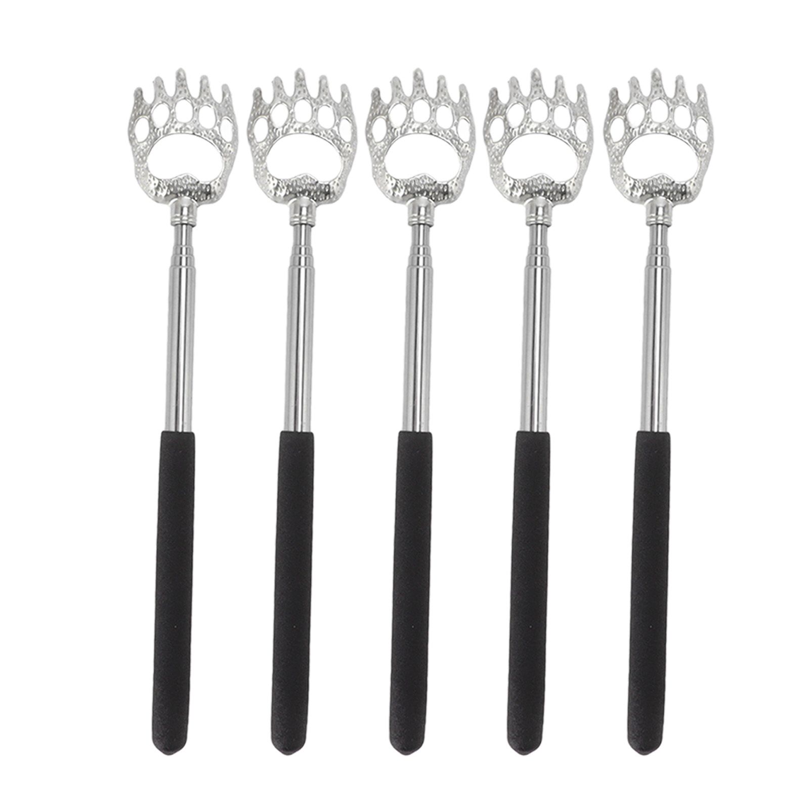 5Pcs Back Scratcher Telescopic Back Scratchers Stainless Steel for Head Body Arm - Image 1