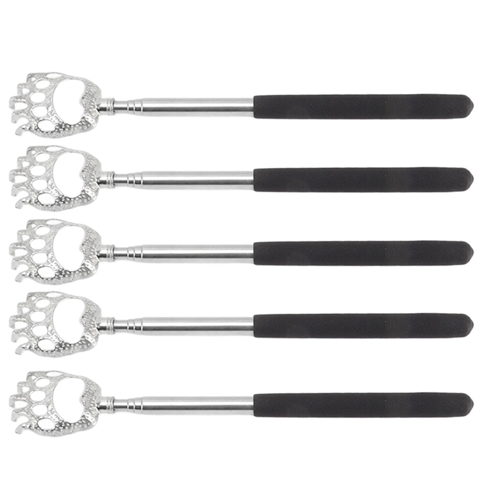 5Pcs Back Scratcher Telescopic Back Scratchers Stainless Steel for Head Body Arm - Image 3