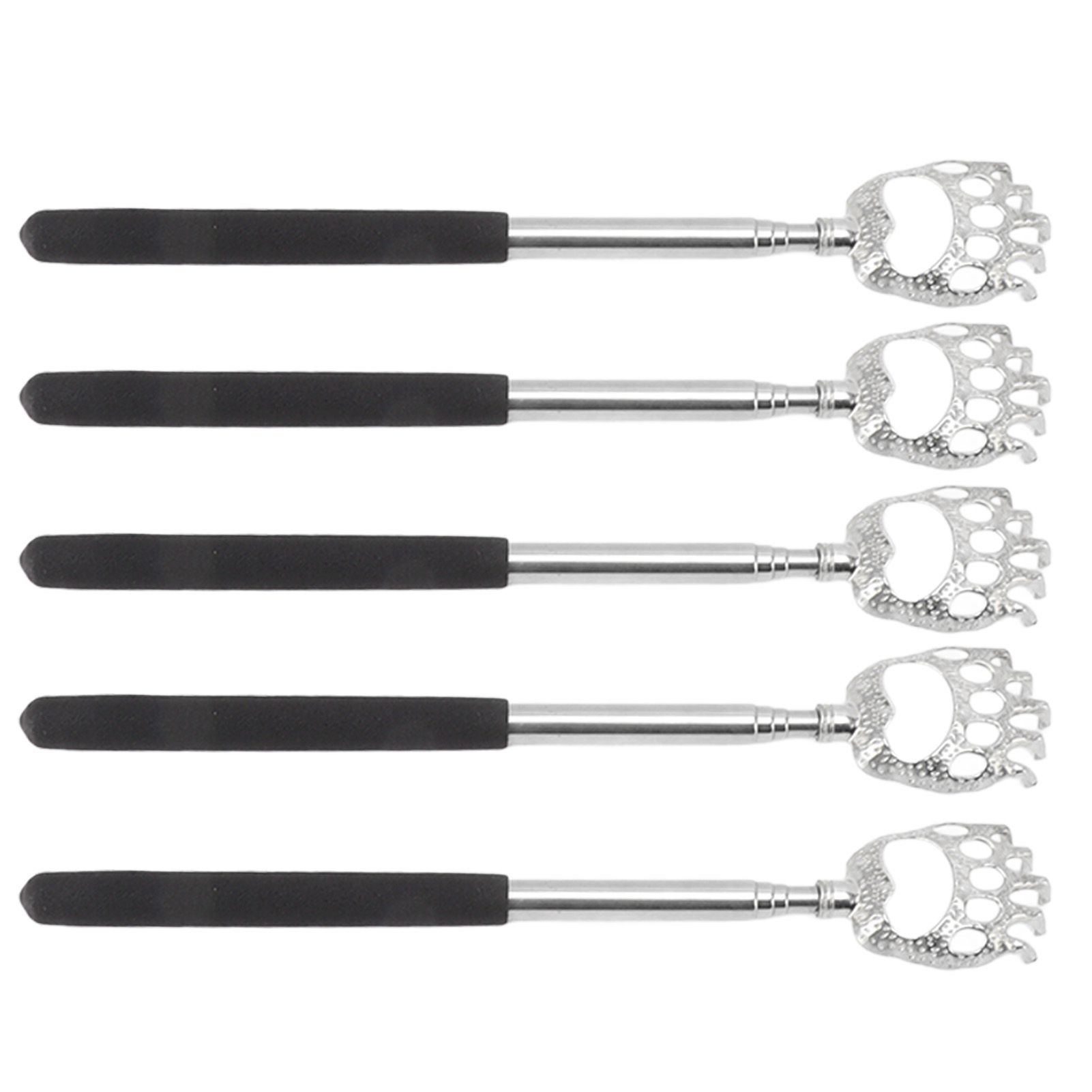 5Pcs Back Scratcher Telescopic Back Scratchers Stainless Steel for Head Body Arm - Image 4