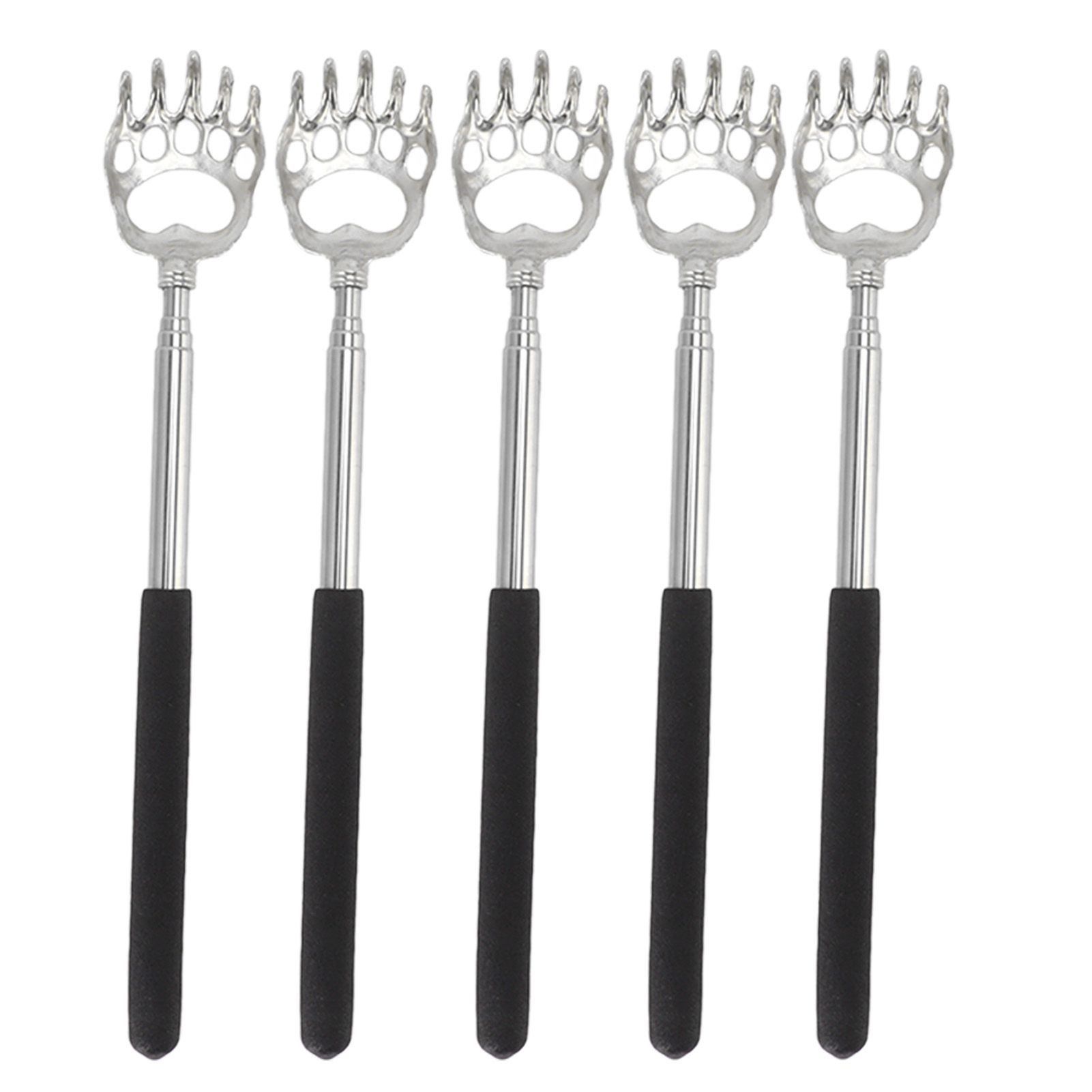 5Pcs Back Scratcher Telescopic Back Scratchers Stainless Steel for Head Body Arm - Image 5