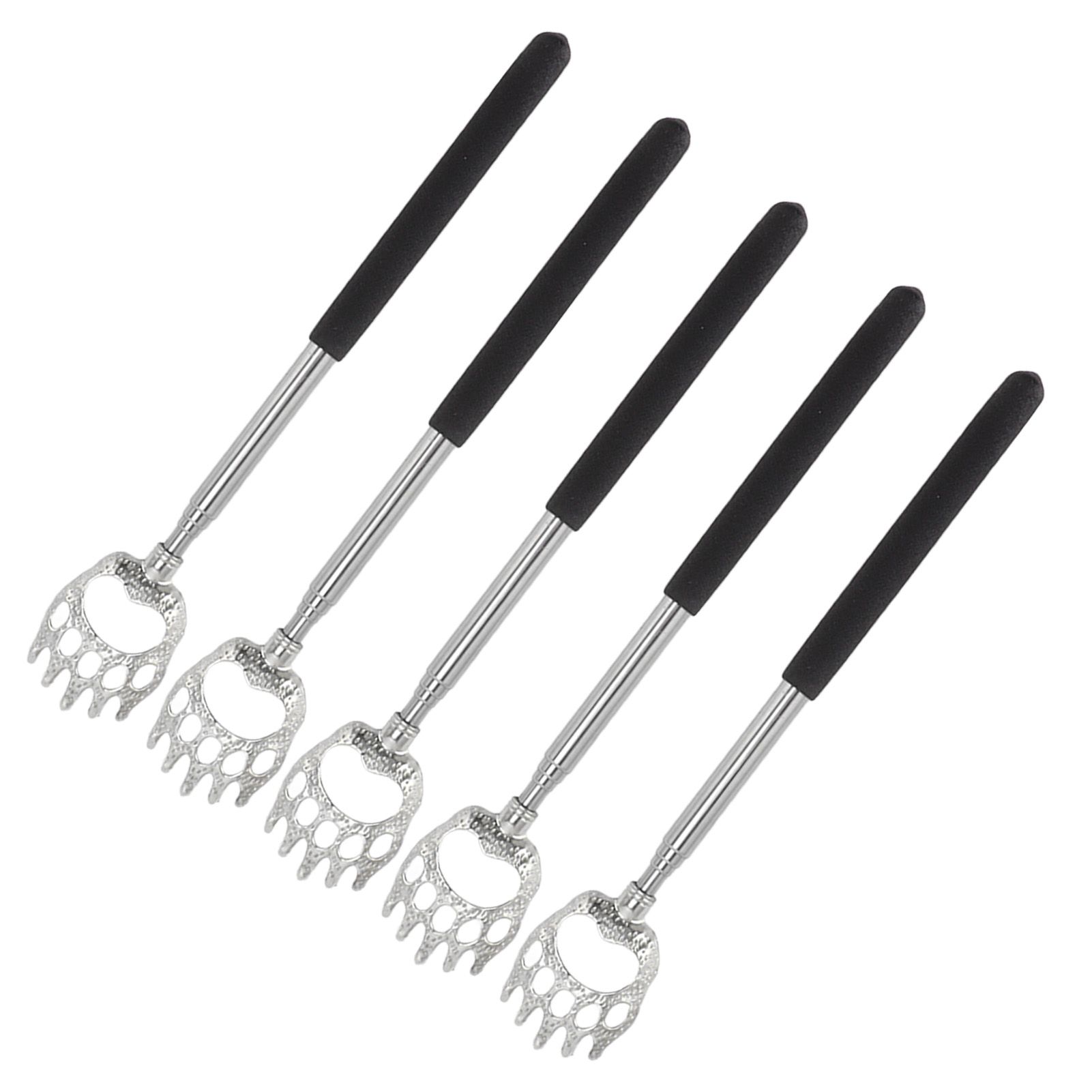 5Pcs Back Scratcher Telescopic Back Scratchers Stainless Steel for Head Body Arm - Image 6