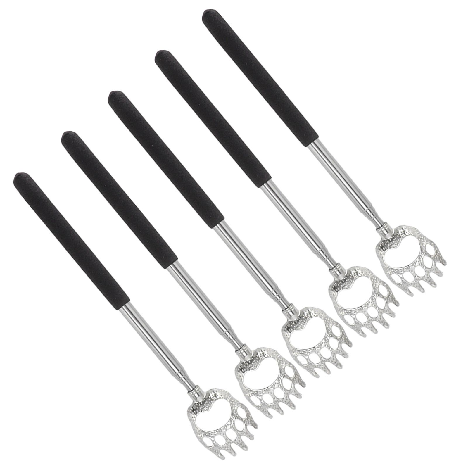 5Pcs Back Scratcher Telescopic Back Scratchers Stainless Steel for Head Body Arm - Image 7
