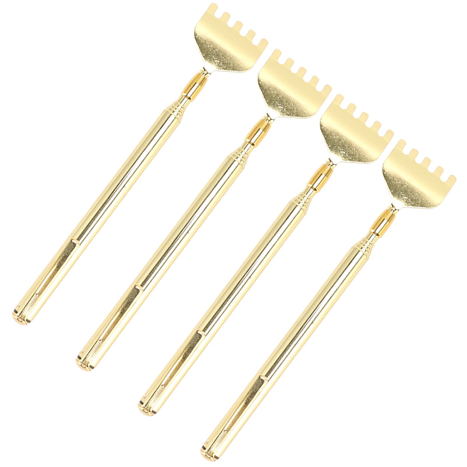4PCS Extendable Back Scratcher Portable Stainless Steel Telescoping Back Scratcher for Massage - Image 6
