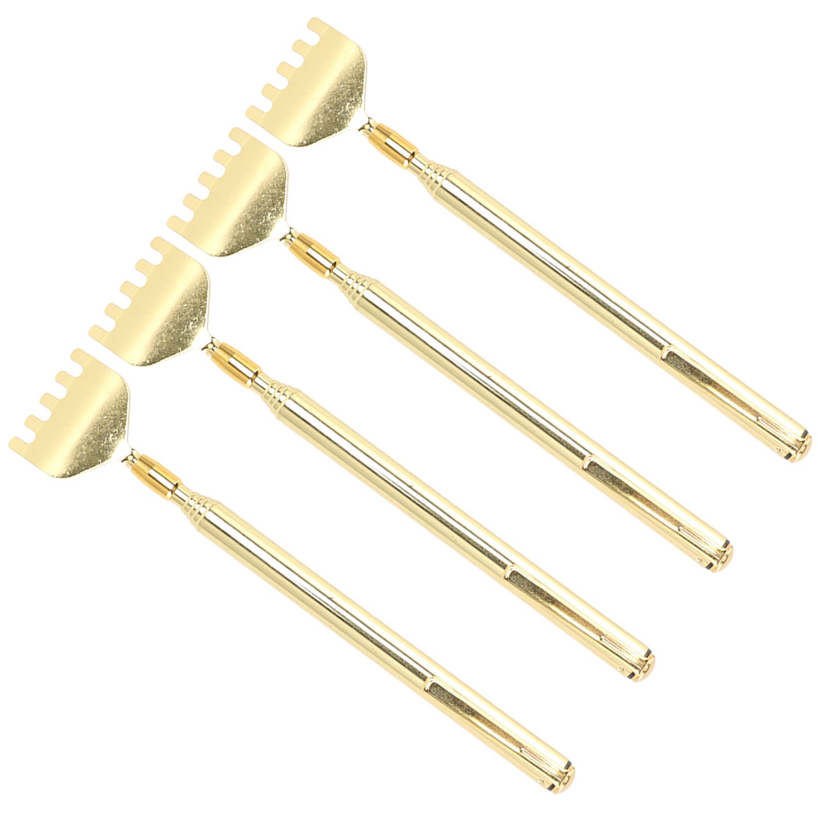 4PCS Extendable Back Scratcher Portable Stainless Steel Telescoping Back Scratcher for Massage - Image 7