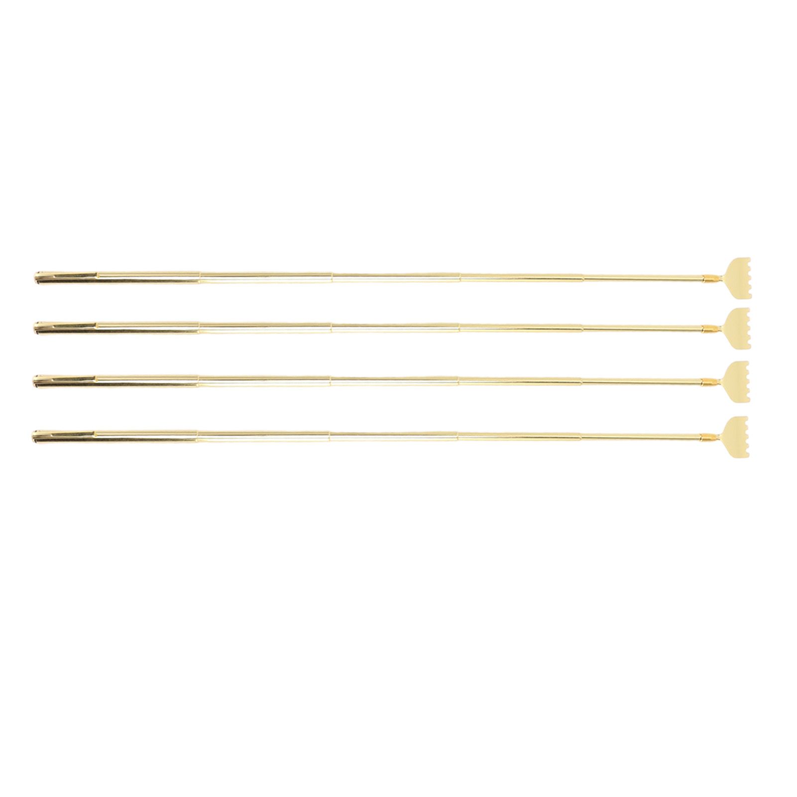 4PCS Extendable Back Scratcher Portable Stainless Steel Telescoping Back Scratcher for Massage - Image 8
