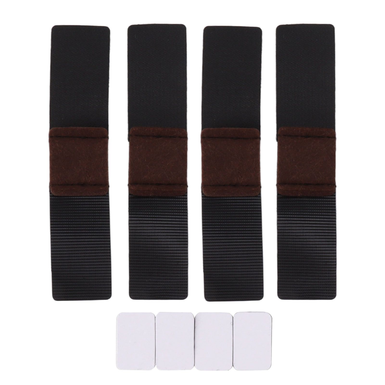 Arched Felt Furniture Pads with Hook Loop Fasteners Sled Base Floor Saver Arched Chair Felt Footpad Mats - Image 2