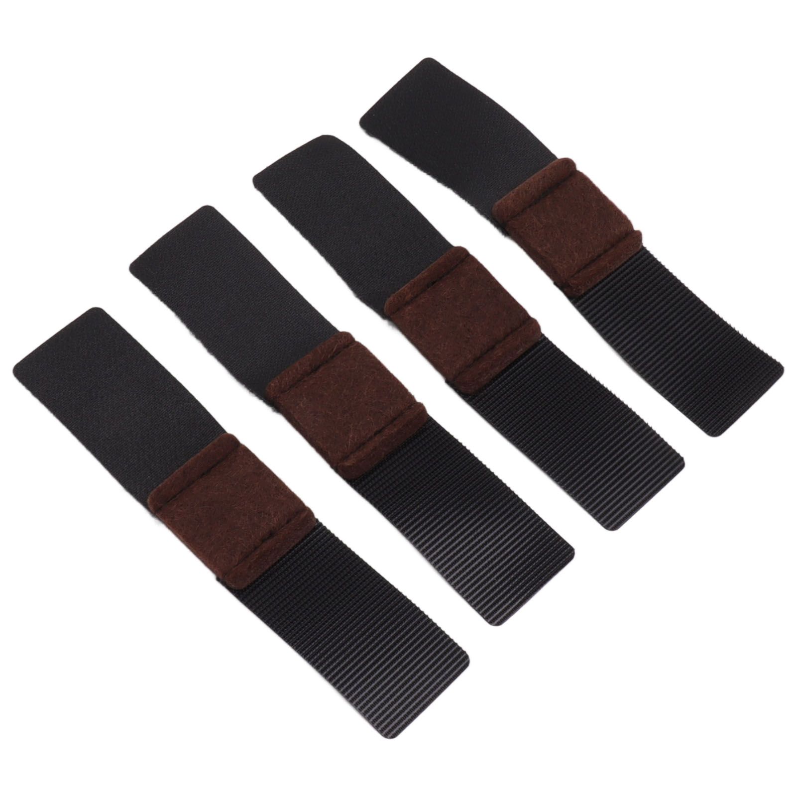 Arched Felt Furniture Pads with Hook Loop Fasteners Sled Base Floor Saver Arched Chair Felt Footpad Mats - Image 5