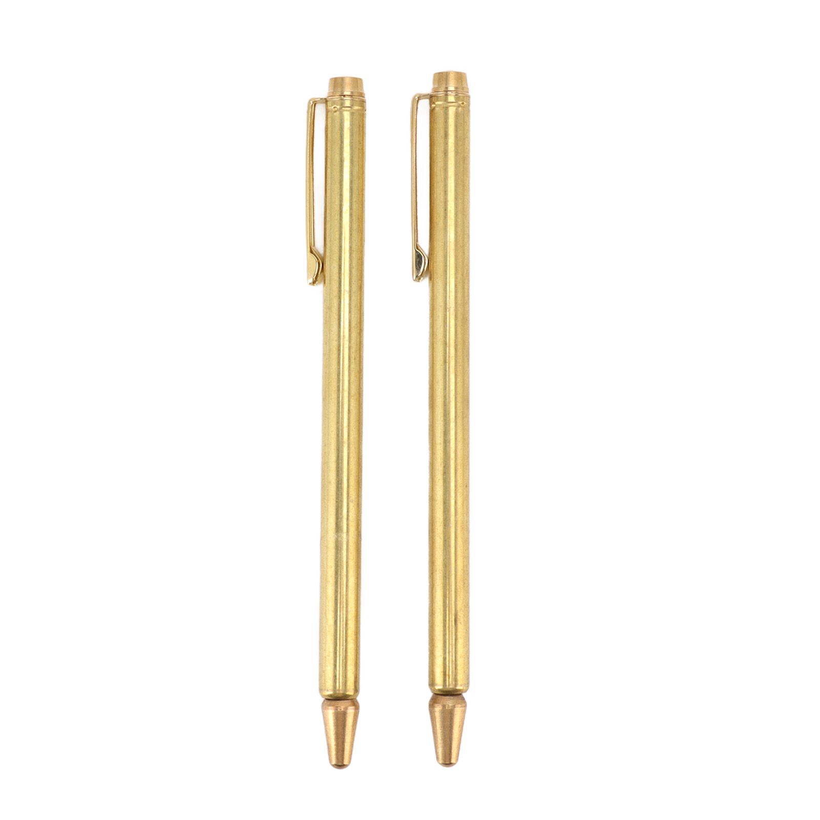 2Pcs Stainless Steel Pickup Pen Telescopic Extendable Hand Pointer with Pocket Clip - Image 1