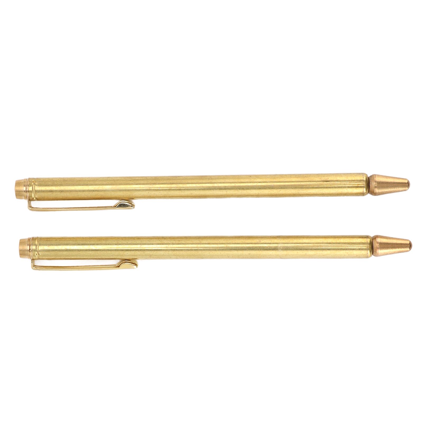 2Pcs Stainless Steel Pickup Pen Telescopic Extendable Hand Pointer with Pocket Clip - Image 2