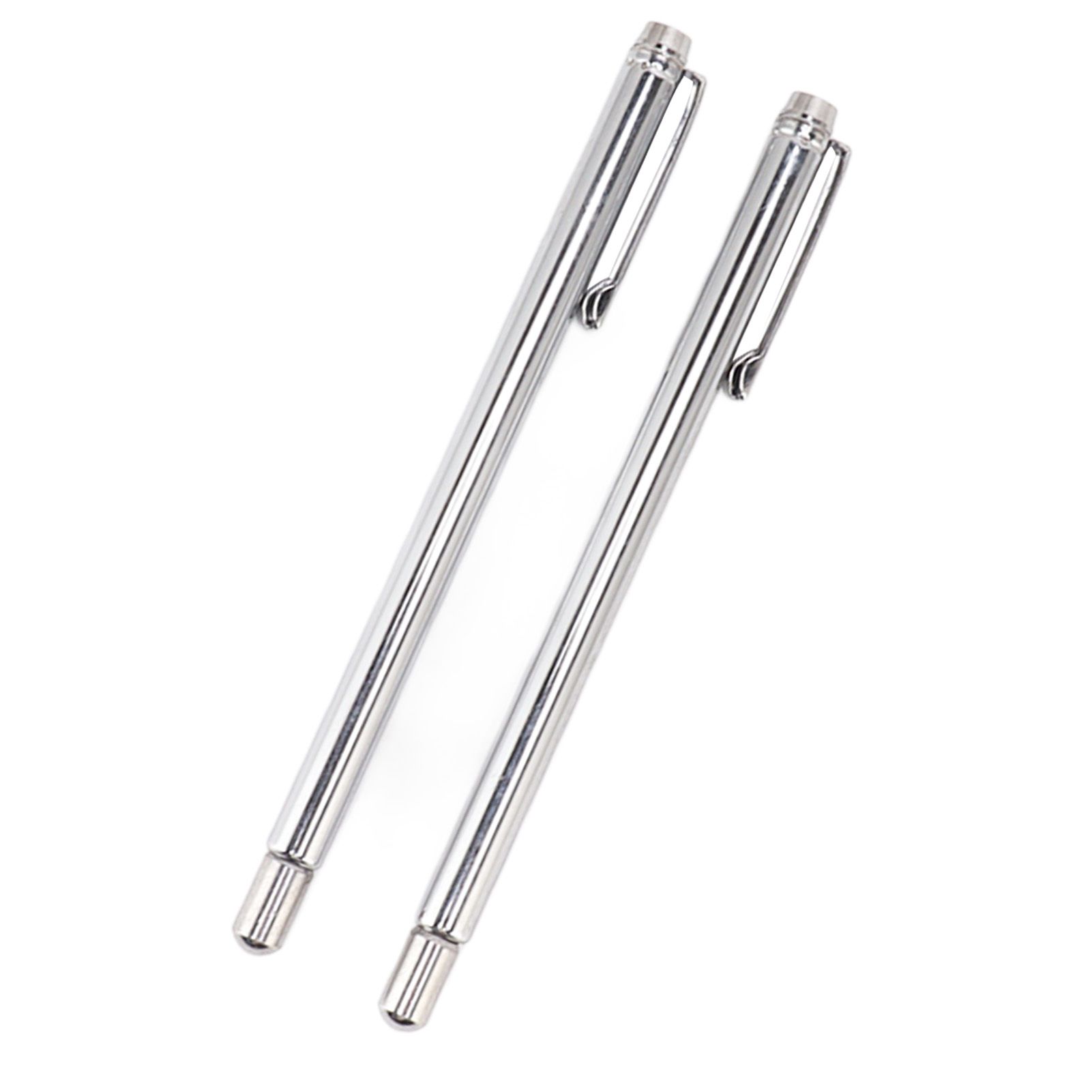 2PCS Telescopic Test Rod with Pen Clip Stainless Steel Detection Stick for Picking Metal Parts - Image 2