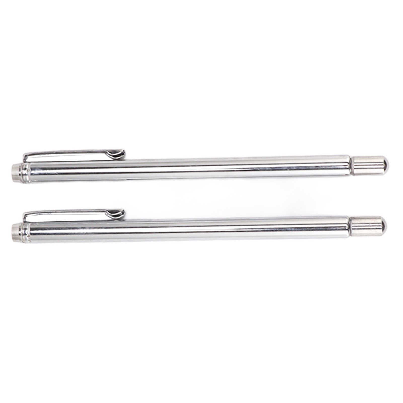 2PCS Telescopic Test Rod with Pen Clip Stainless Steel Detection Stick for Picking Metal Parts - Image 3