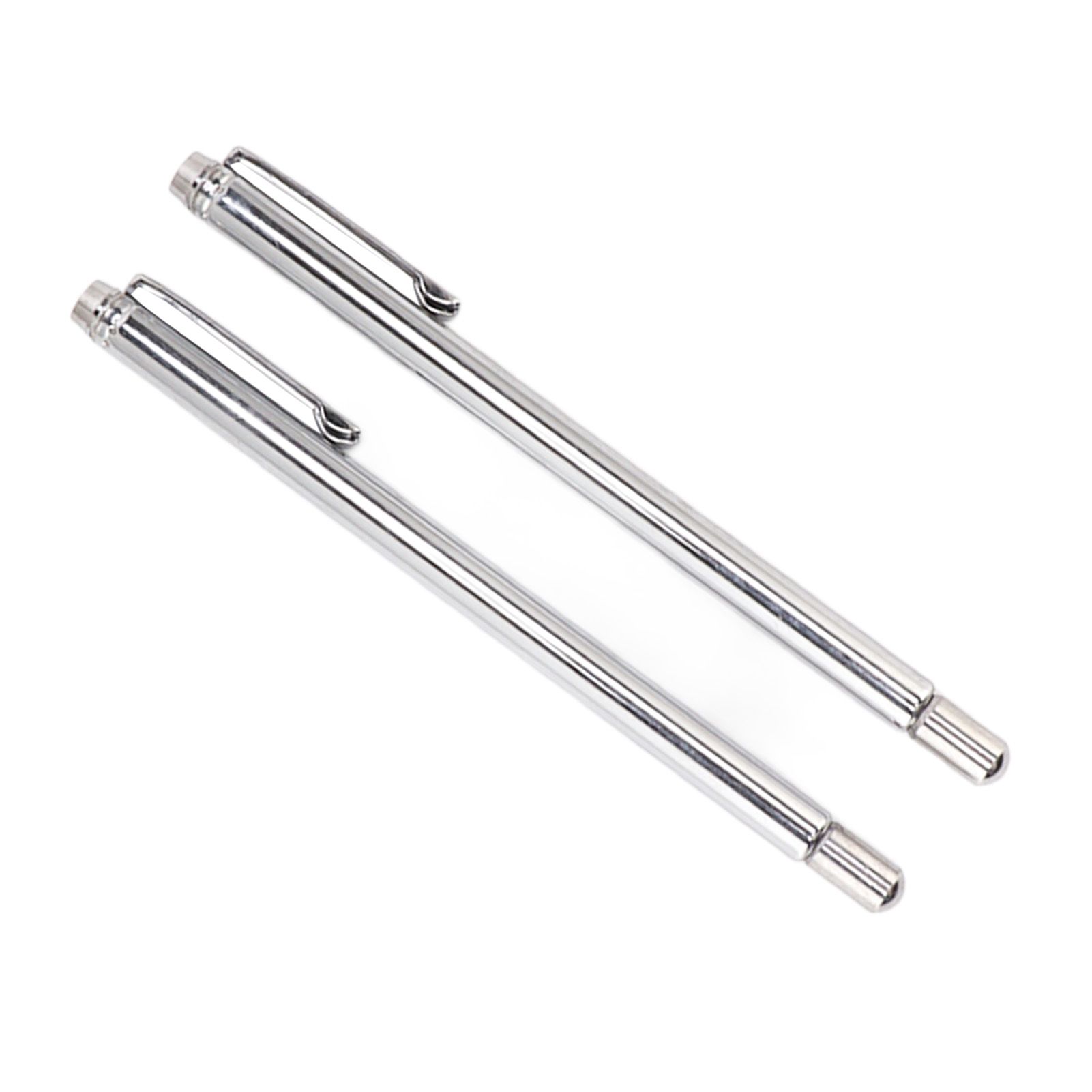 2PCS Telescopic Test Rod with Pen Clip Stainless Steel Detection Stick for Picking Metal Parts - Image 5